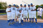 Baseball vs Babson  Wheaton College Baseball players celebrate their victory over Babson to win the NEWMAC Championship for the third year in a row. - (Photo by Keith Nordstrom) : Wheaton, baseball, NEWMAC